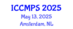 International Conference on Construction Management, Planning and Scheduling (ICCMPS) May 13, 2025 - Amsterdam, Netherlands