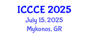 International Conference on Construction Materials and Civil Engineering (ICCCE) July 15, 2025 - Mykonos, Greece