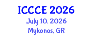 International Conference on Construction Materials and Civil Engineering (ICCCE) July 10, 2026 - Mykonos, Greece International Conference on Construction Materials and Civil Engineering (ICCCE) July 10, 2026 - Mykonos, Greece