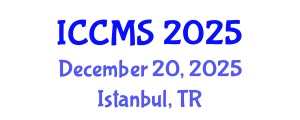 International Conference on Construction Materials and Structures (ICCMS) December 20, 2025 - Istanbul, Turkey