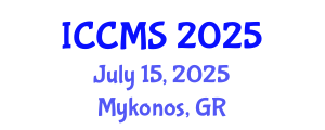 International Conference on Construction Materials and Structures (ICCMS) July 15, 2025 - Mykonos, Greece