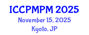 International Conference on Construction Project Management and Portfolio Management (ICCPMPM) November 15, 2025 - Kyoto, Japan