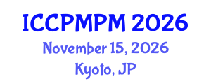 International Conference on Construction Project Management and Portfolio Management (ICCPMPM) November 15, 2026 - Kyoto, Japan International Conference on Construction Project Management and Portfolio Management (ICCPMPM) November 15, 2026 - Kyoto, Japan