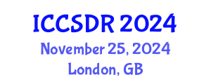 International Conference on Construction Systems and Disaster Reduction (ICCSDR) November 25, 2024 - London, United Kingdom