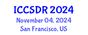 International Conference on Construction Systems and Disaster Reduction (ICCSDR) November 04, 2024 - San Francisco, United States