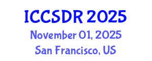 International Conference on Construction Systems and Disaster Reduction (ICCSDR) November 01, 2025 - San Francisco, United States