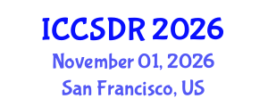 International Conference on Construction Systems and Disaster Reduction (ICCSDR) November 01, 2026 - San Francisco, United States