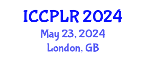 International Conference on Consumer Protection Law and Regulations (ICCPLR) May 23, 2024 - London, United Kingdom