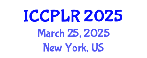 International Conference on Consumer Protection Law and Regulations (ICCPLR) March 25, 2025 - New York, United States