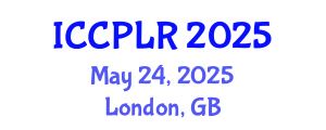 International Conference on Consumer Protection Law and Regulations (ICCPLR) May 24, 2025 - London, United Kingdom