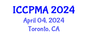International Conference on Consumer Psychology, Marketing and Advertising (ICCPMA) April 04, 2024 - Toronto, Canada