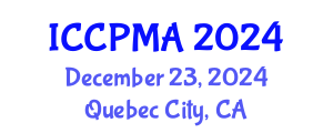 International Conference on Consumer Psychology, Marketing and Advertising (ICCPMA) December 23, 2024 - Quebec City, Canada