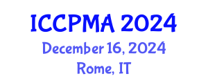 International Conference on Consumer Psychology, Marketing and Advertising (ICCPMA) December 16, 2024 - Rome, Italy