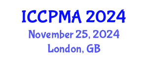 International Conference on Consumer Psychology, Marketing and Advertising (ICCPMA) November 25, 2024 - London, United Kingdom