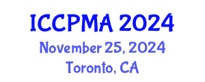 International Conference on Consumer Psychology, Marketing and Advertising (ICCPMA) November 25, 2024 - Toronto, Canada
