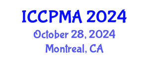 International Conference on Consumer Psychology, Marketing and Advertising (ICCPMA) October 28, 2024 - Montreal, Canada