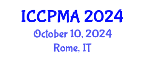 International Conference on Consumer Psychology, Marketing and Advertising (ICCPMA) October 10, 2024 - Rome, Italy