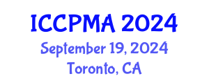 International Conference on Consumer Psychology, Marketing and Advertising (ICCPMA) September 19, 2024 - Toronto, Canada
