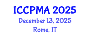 International Conference on Consumer Psychology, Marketing and Advertising (ICCPMA) December 13, 2025 - Rome, Italy