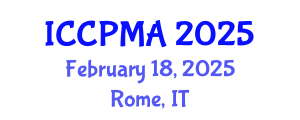 International Conference on Consumer Psychology, Marketing and Advertising (ICCPMA) February 18, 2025 - Rome, Italy