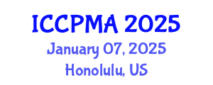 International Conference on Consumer Psychology, Marketing and Advertising (ICCPMA) January 07, 2025 - Honolulu, United States