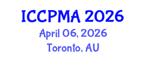 International Conference on Consumer Psychology, Marketing and Advertising (ICCPMA) April 06, 2026 - Toronto, Australia International Conference on Consumer Psychology, Marketing and Advertising (ICCPMA) April 06, 2026 - Toronto, Australia