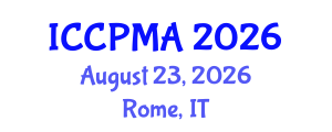 International Conference on Consumer Psychology, Marketing and Advertising (ICCPMA) August 23, 2026 - Rome, Italy International Conference on Consumer Psychology, Marketing and Advertising (ICCPMA) August 23, 2026 - Rome, Italy