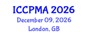 International Conference on Consumer Psychology, Marketing and Advertising (ICCPMA) December 09, 2026 - London, United Kingdom International Conference on Consumer Psychology, Marketing and Advertising (ICCPMA) December 09, 2026 - London, United Kingdom