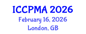 International Conference on Consumer Psychology, Marketing and Advertising (ICCPMA) February 16, 2026 - London, United Kingdom International Conference on Consumer Psychology, Marketing and Advertising (ICCPMA) February 16, 2026 - London, United Kingdom