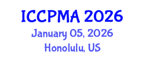 International Conference on Consumer Psychology, Marketing and Advertising (ICCPMA) January 05, 2026 - Honolulu, United States International Conference on Consumer Psychology, Marketing and Advertising (ICCPMA) January 05, 2026 - Honolulu, United States
