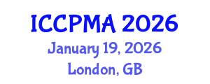 International Conference on Consumer Psychology, Marketing and Advertising (ICCPMA) January 19, 2026 - London, United Kingdom International Conference on Consumer Psychology, Marketing and Advertising (ICCPMA) January 19, 2026 - London, United Kingdom