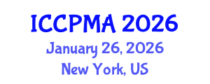 International Conference on Consumer Psychology, Marketing and Advertising (ICCPMA) January 26, 2026 - New York, United States International Conference on Consumer Psychology, Marketing and Advertising (ICCPMA) January 26, 2026 - New York, United States