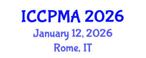 International Conference on Consumer Psychology, Marketing and Advertising (ICCPMA) January 12, 2026 - Rome, Italy International Conference on Consumer Psychology, Marketing and Advertising (ICCPMA) January 12, 2026 - Rome, Italy