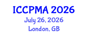 International Conference on Consumer Psychology, Marketing and Advertising (ICCPMA) July 26, 2026 - London, United Kingdom International Conference on Consumer Psychology, Marketing and Advertising (ICCPMA) July 26, 2026 - London, United Kingdom