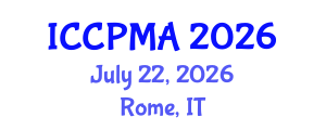 International Conference on Consumer Psychology, Marketing and Advertising (ICCPMA) July 22, 2026 - Rome, Italy International Conference on Consumer Psychology, Marketing and Advertising (ICCPMA) July 22, 2026 - Rome, Italy