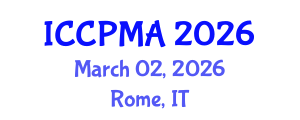 International Conference on Consumer Psychology, Marketing and Advertising (ICCPMA) March 02, 2026 - Rome, Italy International Conference on Consumer Psychology, Marketing and Advertising (ICCPMA) March 02, 2026 - Rome, Italy