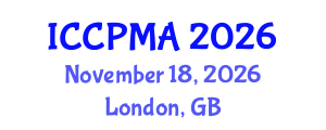 International Conference on Consumer Psychology, Marketing and Advertising (ICCPMA) November 18, 2026 - London, United Kingdom International Conference on Consumer Psychology, Marketing and Advertising (ICCPMA) November 18, 2026 - London, United Kingdom
