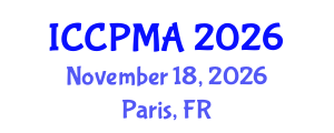 International Conference on Consumer Psychology, Marketing and Advertising (ICCPMA) November 18, 2026 - Paris, France International Conference on Consumer Psychology, Marketing and Advertising (ICCPMA) November 18, 2026 - Paris, France