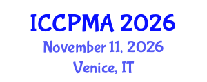 International Conference on Consumer Psychology, Marketing and Advertising (ICCPMA) November 11, 2026 - Venice, Italy International Conference on Consumer Psychology, Marketing and Advertising (ICCPMA) November 11, 2026 - Venice, Italy