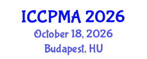 International Conference on Consumer Psychology, Marketing and Advertising (ICCPMA) October 18, 2026 - Budapest, Hungary International Conference on Consumer Psychology, Marketing and Advertising (ICCPMA) October 18, 2026 - Budapest, Hungary