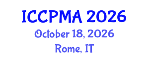 International Conference on Consumer Psychology, Marketing and Advertising (ICCPMA) October 18, 2026 - Rome, Italy International Conference on Consumer Psychology, Marketing and Advertising (ICCPMA) October 18, 2026 - Rome, Italy