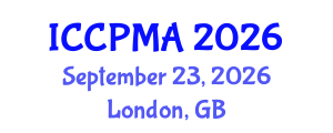 International Conference on Consumer Psychology, Marketing and Advertising (ICCPMA) September 23, 2026 - London, United Kingdom International Conference on Consumer Psychology, Marketing and Advertising (ICCPMA) September 23, 2026 - London, United Kingdom