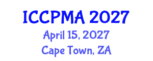 International Conference on Consumer Psychology, Marketing and Advertising (ICCPMA) April 15, 2027 - Cape Town, South Africa International Conference on Consumer Psychology, Marketing and Advertising (ICCPMA) April 15, 2027 - Cape Town, South Africa