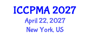 International Conference on Consumer Psychology, Marketing and Advertising (ICCPMA) April 22, 2027 - New York, United States International Conference on Consumer Psychology, Marketing and Advertising (ICCPMA) April 22, 2027 - New York, United States