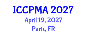 International Conference on Consumer Psychology, Marketing and Advertising (ICCPMA) April 19, 2027 - Paris, France International Conference on Consumer Psychology, Marketing and Advertising (ICCPMA) April 19, 2027 - Paris, France