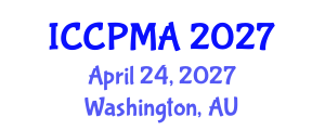 International Conference on Consumer Psychology, Marketing and Advertising (ICCPMA) April 24, 2027 - Washington, Australia International Conference on Consumer Psychology, Marketing and Advertising (ICCPMA) April 24, 2027 - Washington, Australia