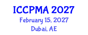 International Conference on Consumer Psychology, Marketing and Advertising (ICCPMA) February 15, 2027 - Dubai, United Arab Emirates International Conference on Consumer Psychology, Marketing and Advertising (ICCPMA) February 15, 2027 - Dubai, United Arab Emirates