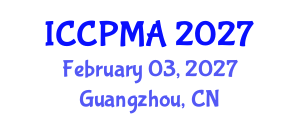 International Conference on Consumer Psychology, Marketing and Advertising (ICCPMA) February 03, 2027 - Guangzhou, China International Conference on Consumer Psychology, Marketing and Advertising (ICCPMA) February 03, 2027 - Guangzhou, China
