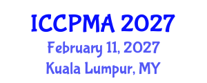 International Conference on Consumer Psychology, Marketing and Advertising (ICCPMA) February 11, 2027 - Kuala Lumpur, Malaysia International Conference on Consumer Psychology, Marketing and Advertising (ICCPMA) February 11, 2027 - Kuala Lumpur, Malaysia