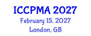 International Conference on Consumer Psychology, Marketing and Advertising (ICCPMA) February 15, 2027 - London, United Kingdom International Conference on Consumer Psychology, Marketing and Advertising (ICCPMA) February 15, 2027 - London, United Kingdom